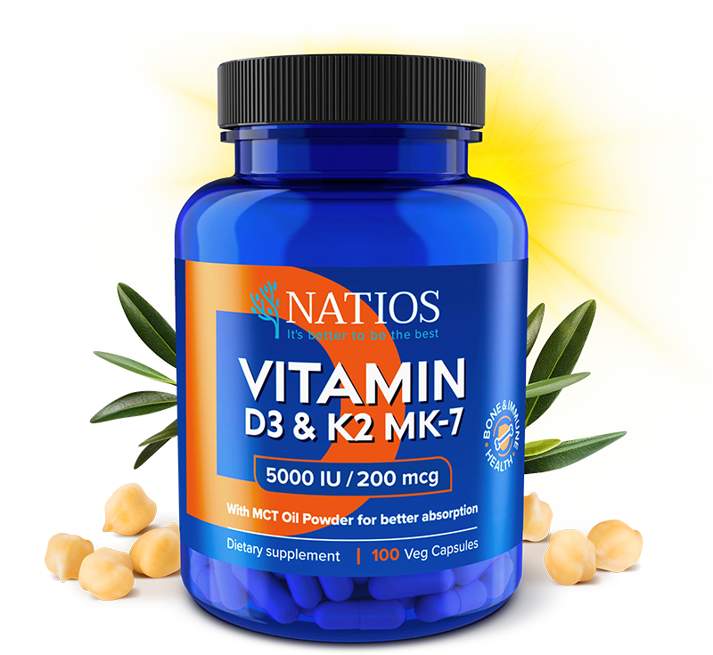 Natios Vitamín D3 + K2