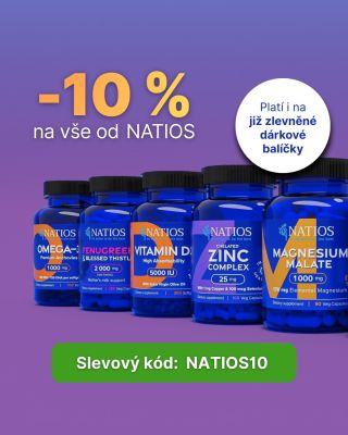 Malá připomínka pro tebe 🌿 Do neděle 14. 12. běží sleva 10 % na všechny produkty NATIOS! #natima #natimacz #natios...